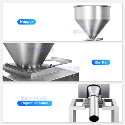 ZONESUN ZS-MS1 Metal Detection Machine Separator