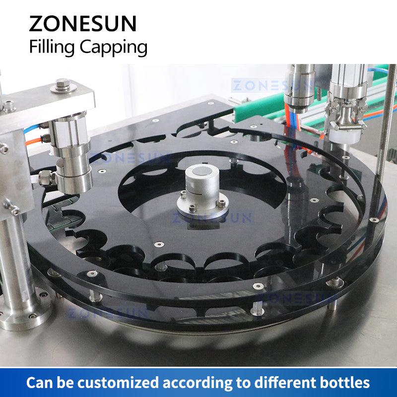 ZONESUN Aerosol Filling Sealing Machine Spray Can Sealer ZS-QW1600