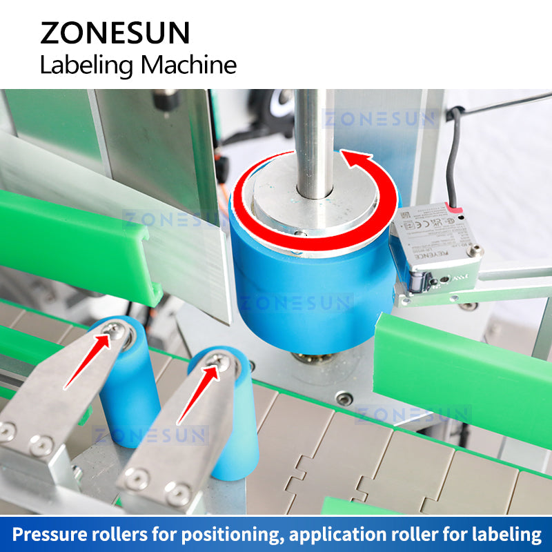 ZONESUN Automatic ZS-TB822S Positioning Round Labeling Machine With Date Coder