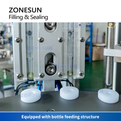 ZONESUN ZS-AFC5 Máquina automática de llenado y sellado de botellas de ampollas a pequeña escala de 2 cabezales