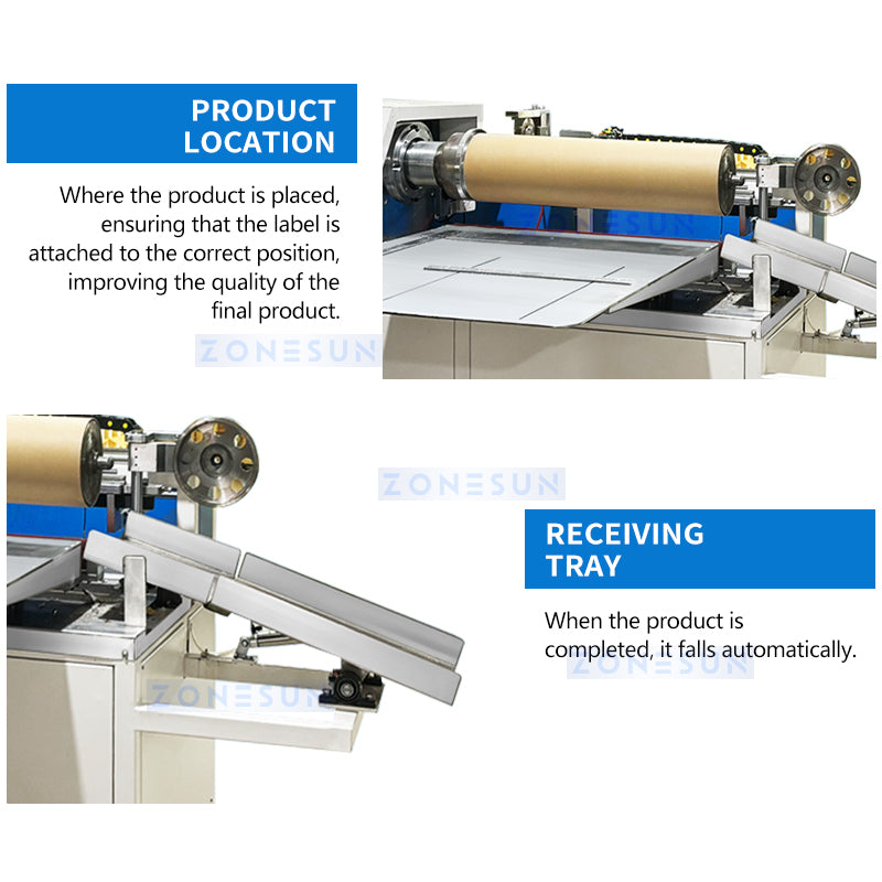 ZONESUN ZS-ZGL7 Paper Can Glue Labeling Machine