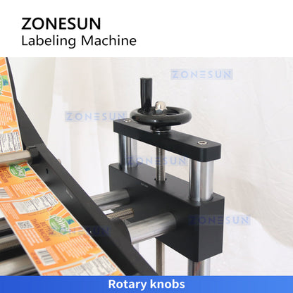 ZONESUN ZS-TB150R Flat Surface Label Applicator Desketop Labeling Machine