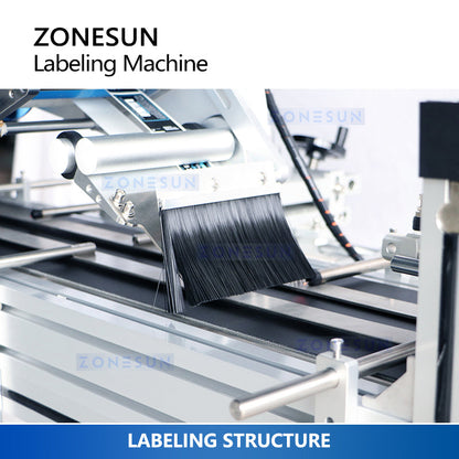 ZONESUN ZS-TB831ST Automatic Three Sides Box Corner Labeling Machine