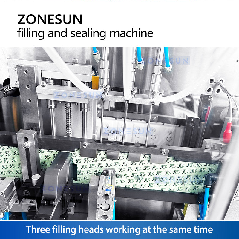 ZONESUN ZS-FS120C Filling Sealing Machine For Card Snap Bag