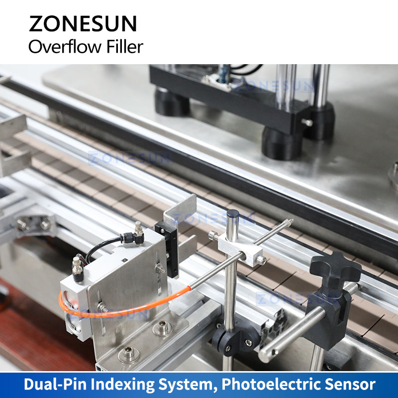 ZONESUN Tabletop Overflow Liquid Filling Machine ZS-DTGZ400