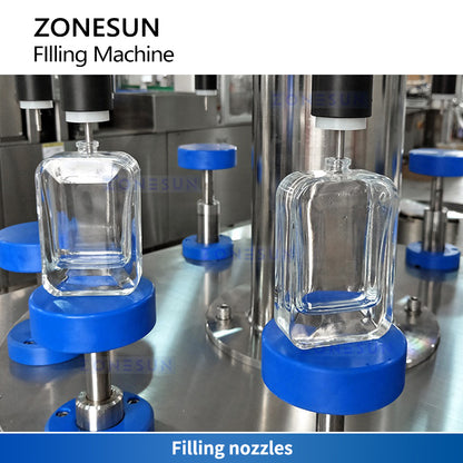 ZONESUN ZS-PXF10 Pneumatic Perfume Vacuum Liquid Filling Machine