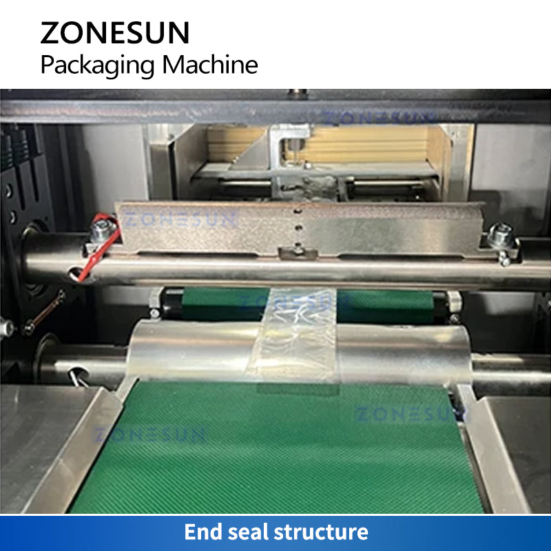 ZONESUN Horizontal Flow Wrapper Horizontal Form Fill Seal Machine 4 side Sealing Flow Pack Equipment ZS-DCF100