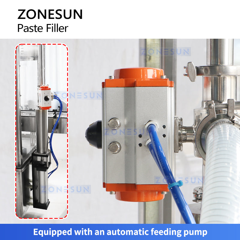 ZONESUN ZS-GPSV2 Filling Machine Servo Gear Pump Thick Paste Filler