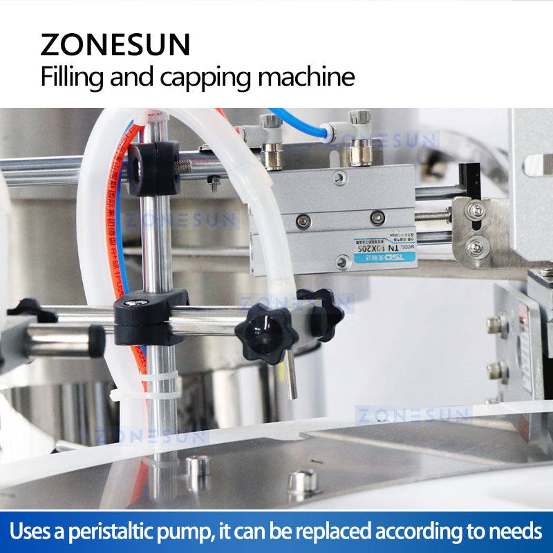 ZONESUN ZS-AFC33 Monoblock Filling Capping Machine Squeeze Bottle Packaging