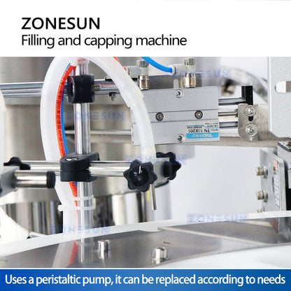 ZONESUN ZS-AFC33 Monoblock Filling Capping Machine Squeeze Bottle Packaging