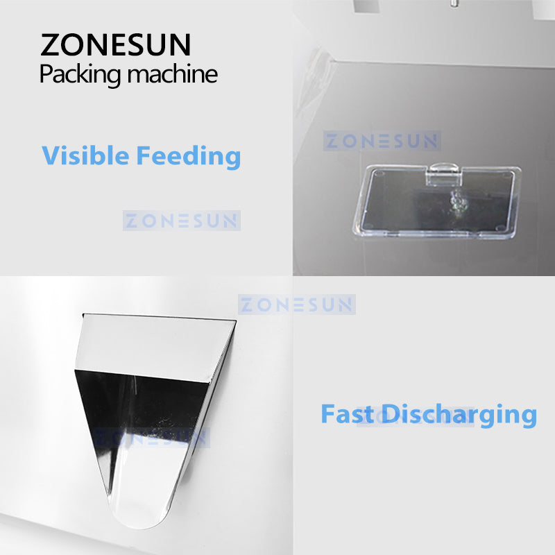 ZONESUN Digital Control Particle Granule Filling Weigher Machine ZS-GWF2