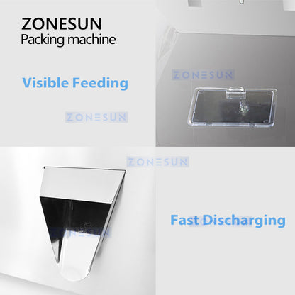 ZONESUN Digital Control Particle Granule Filling Weigher Machine ZS-GWF2