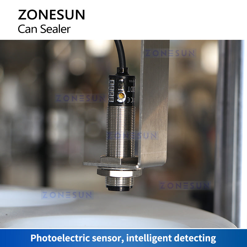 ZONESUN ZS-AFK300 35-130mm Automatic Electric Can Capping Sealing Machine