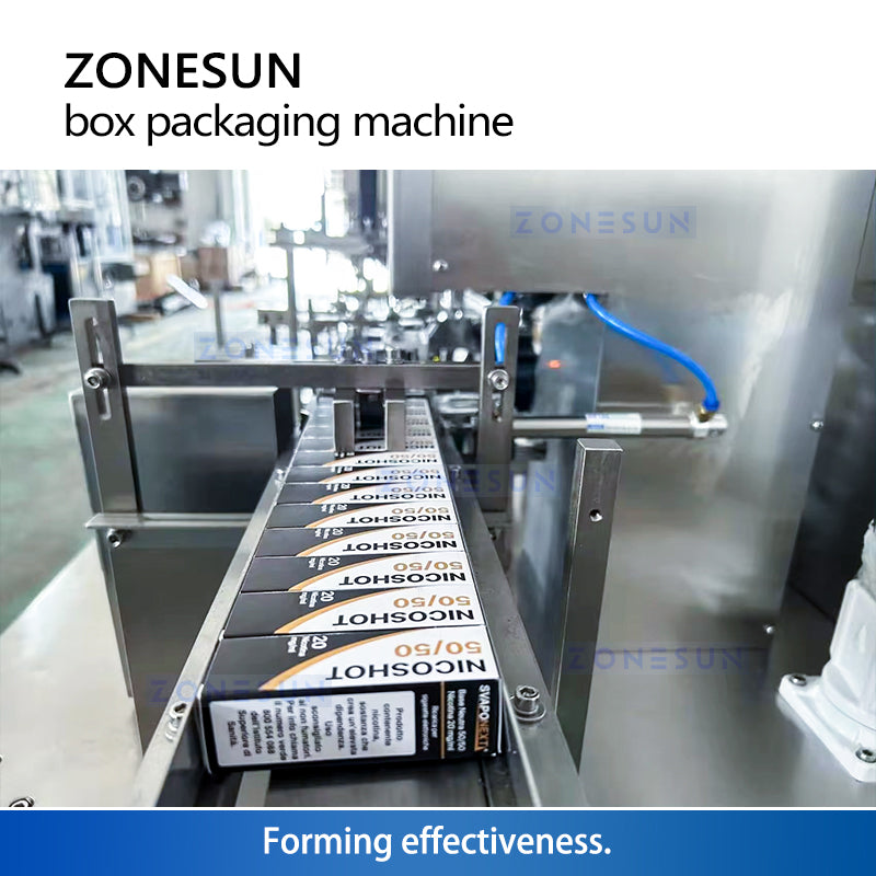 ZONESUN ZS-120BP Automatic Box Packaging Machine Horizontal Cartoner