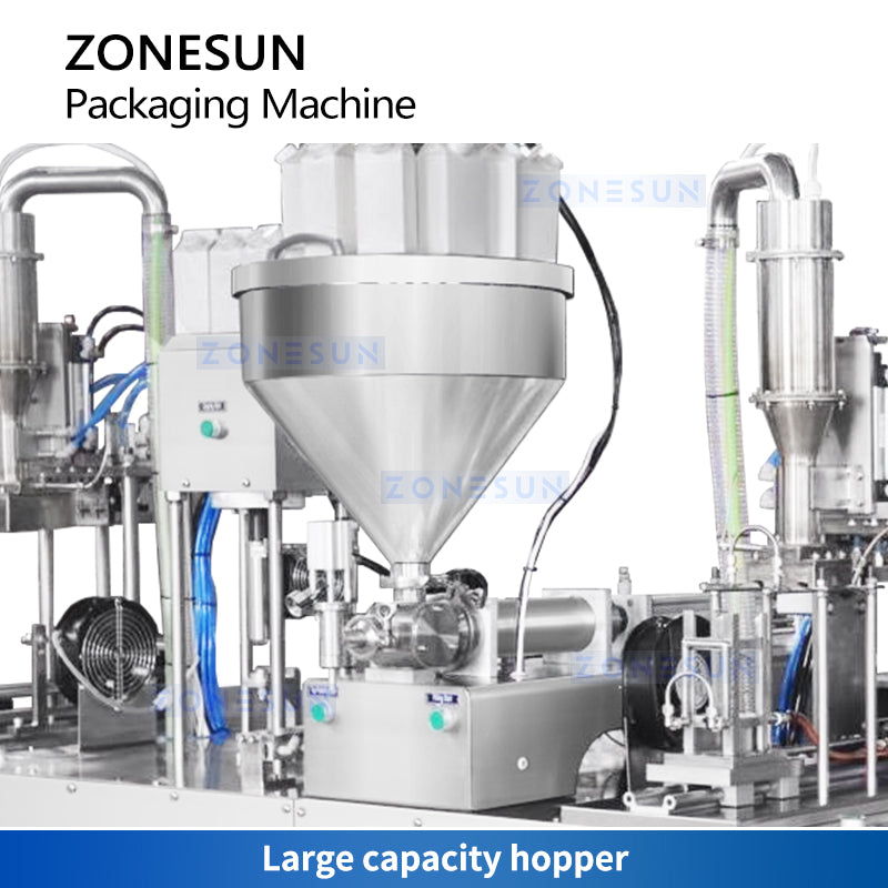 ZONESUN Gable Top Packaging Machine Liquid  Filling Equipment ZS-GTC1000