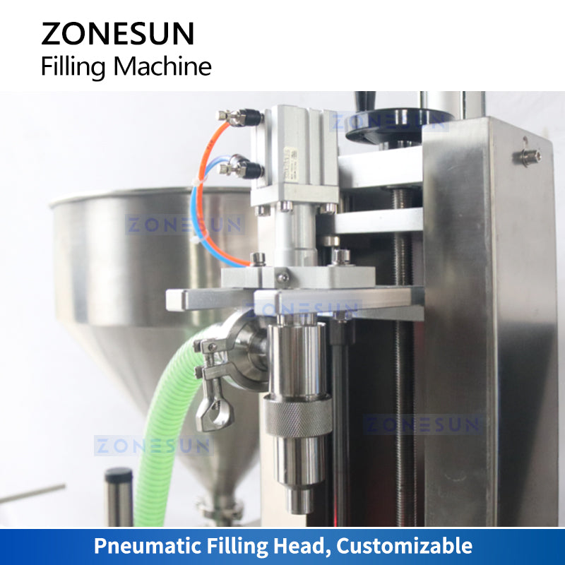 ZONESUN ZS-VTMP1N Automatic Magnetic Pump Liquid Paste Filling Machine（Best Offer）