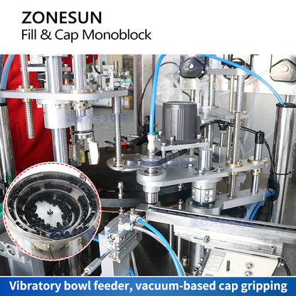 ZONESUN Automatic High Speed Rotary Filling and Capping Machine ZS-AFC28