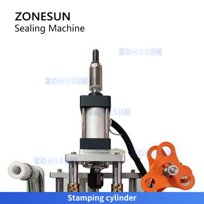 ZONESUN ZS-RGS1Aluminum Foil Sealing Machine Tube Orifice