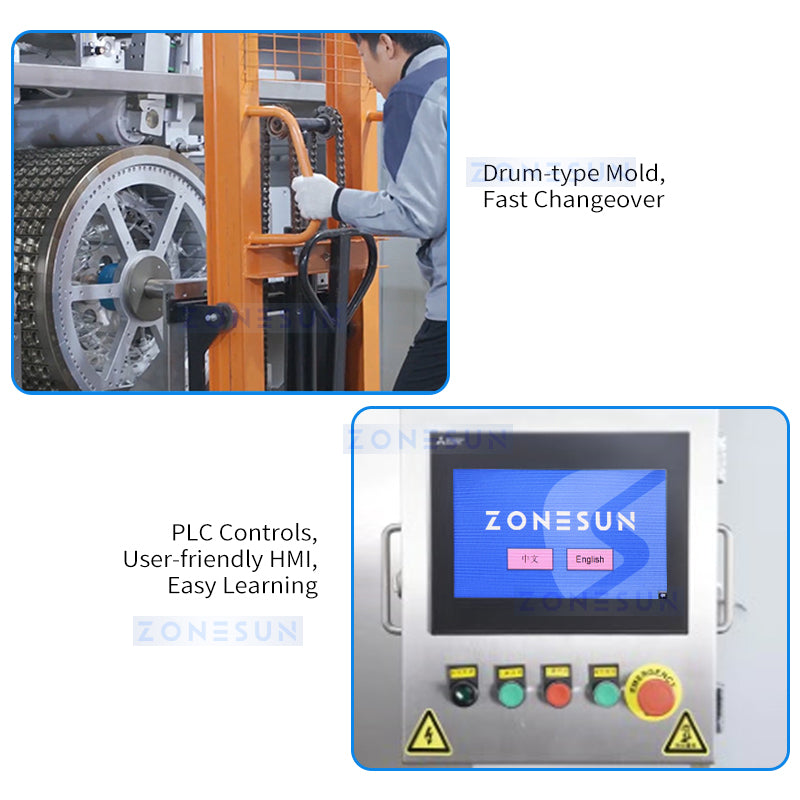 ZONESUN Automatic Laundry Detergent Pods Packaging Machine ZS-NZC350