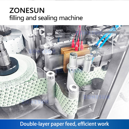 ZONESUN ZS-FS120C Filling Sealing Machine For Card Snap Bag