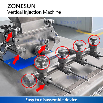 ZONESUN ZS-CZI3 Bread Filling Machine Cake Jams Injection Machine