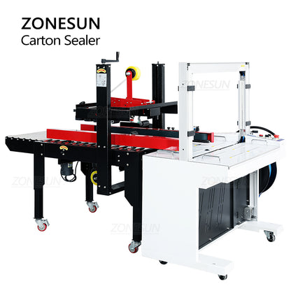 Máquina de sellado de cartón ZONESUN ZS-FK8060S