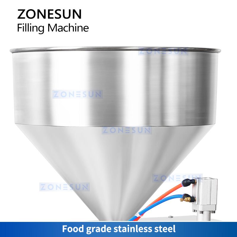 ZONESUN Liquid Filling Machine Bottle Filler Honey Bottling Equipment Magnetic Pump Ketchup Packaging ZS-GTMP30L