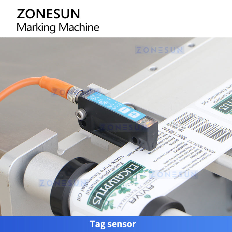 ZONESUN ZS-LMR1 Roll to Roll Rewinder and Laser Coding Machine