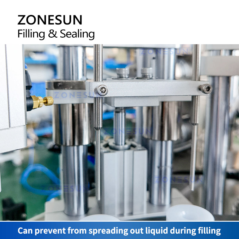 ZONESUN ZS-AFC5 2 Heads Automatic Small Scale Ampule Bottle Filling and Sealing Machine