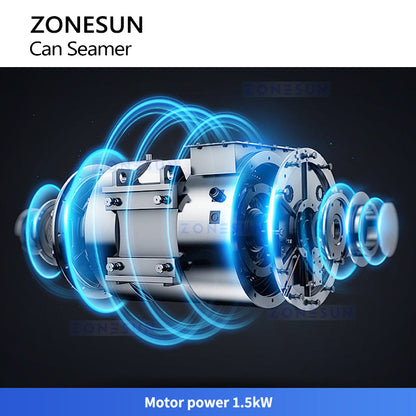 ZONESUN ZS-CS1 Can Sealing Machine Large-sized Cylindrical Cans Seamer