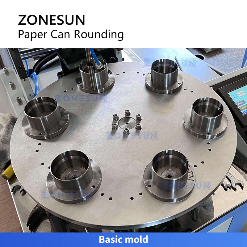 ZONESUN ZS-ZGJB6 Round Box Edge Paper Tube Inner Curling Machine