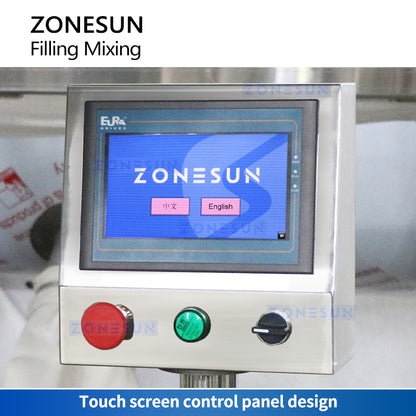 ZONESUN ZS-MB500FP Semi Automatic Auger Powder Mixing Feeding Weighing Filling Machine