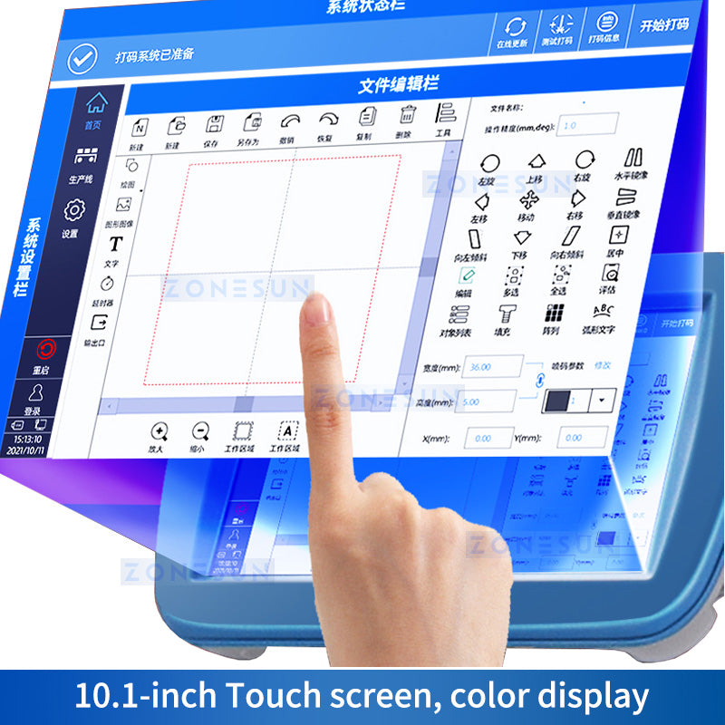 ZONESUN Laser Coding Engraver Marking Machine Date Coding Machine ZS-LM1