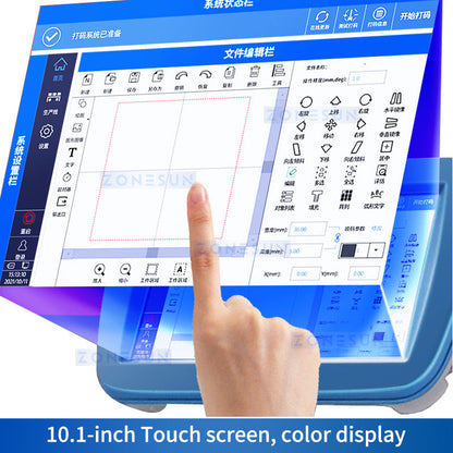 ZONESUN Laser Coding Engraver Marking Machine Date Coding Machine ZS-LM1