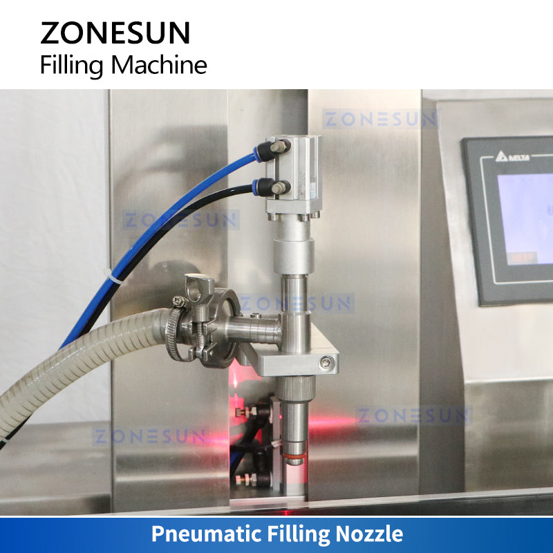 ZONESUN Automatic Liquid Filling Machine Thick Paste Filler Rotor Pump ZS-VTRP1D