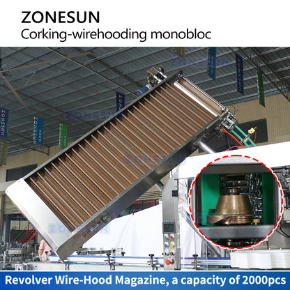 ZONESUN Automatic Wine Corking Machine