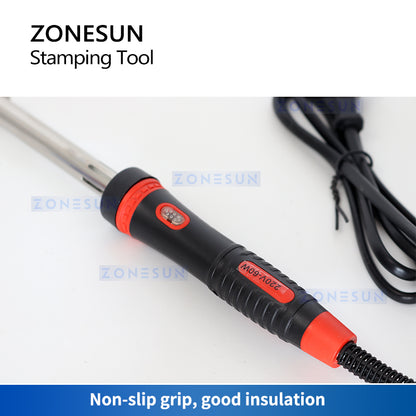 ZONESUN Handheld Hot Stamping Machine Leather Heat Embossing Tools ZS-HST2