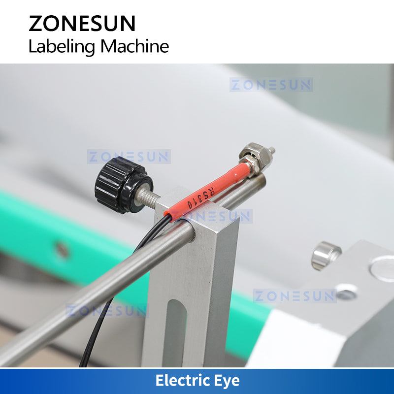 ZONESUN Automatic Bottle Neck and Body Round Labeling Machine ZS-TB822R