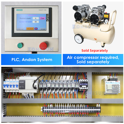 ZONESUN ZS-FAL180XW Fragrance Line Perfume Packaging Machine Mixing Cooling Filtration Filling