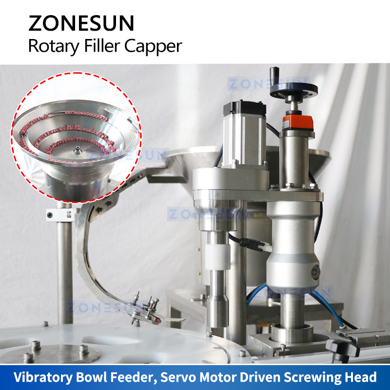 ZONESUN ZS-AFC30 Monoblock Liquid Paste Filling Capping Machine