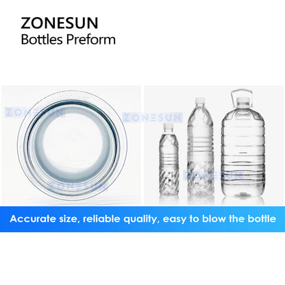 ZONESUN PET Preforms 28mm Plastic Raw Material Blow Molding ZS-PCO1080