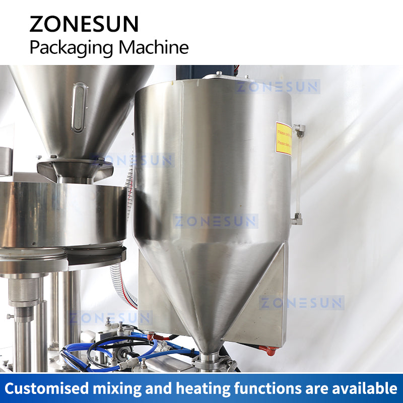 ZONESUN Popcorn Portion Packs Oil Salt  Packing Equipment Cup Filling Sealing Machine ZS-FS01