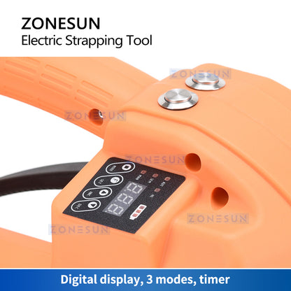 ZONESUN ZS-PQ Máquina flejadora portátil de PP/PET con batería 