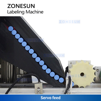 ZONESUN ZS-TBRH100 Horizontal Round Tube Labeling Machine