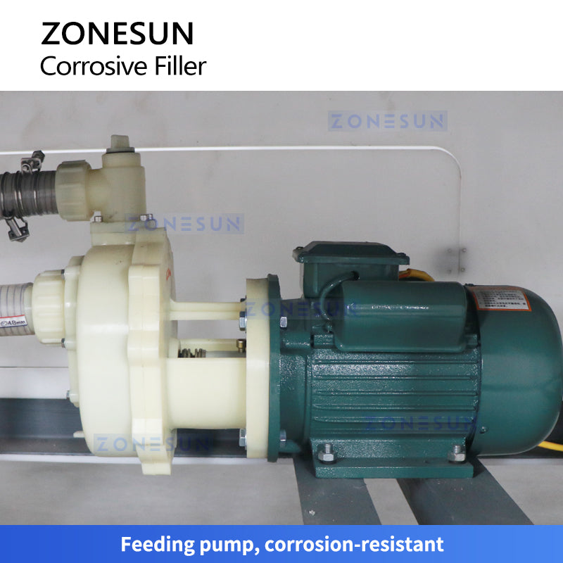 ZONESUN ZS-YTCR10A Corrosive Liquid Filling Machine Bottle Filler