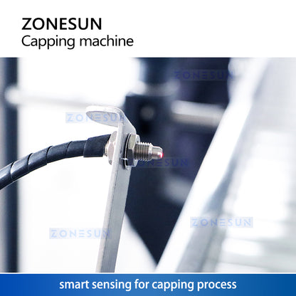 ZONESUN ZS-XG441F Automatic F-style Capping Machine With Cap Feeder