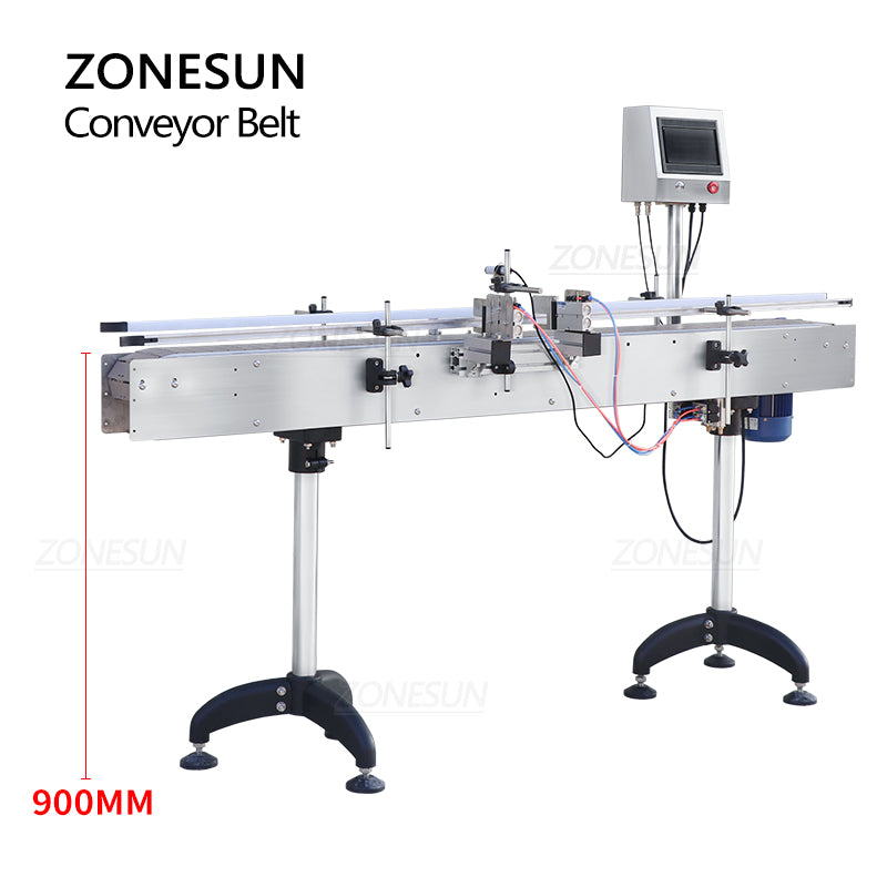 ZONESUN ZS-CB100P 1.9m Automatic Chain Conveyor Belt For Production Line