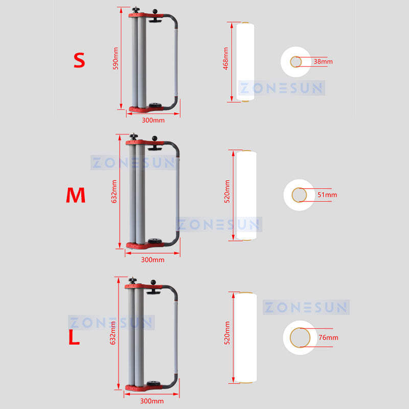 ZONESUN Handheld Stretch Film Wrapping Machine ZS-SFD1