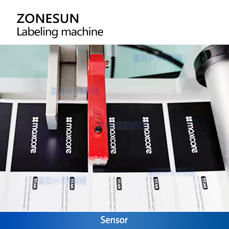 ZONESUN Automatic Label Applicator Machine for Flat Surfaces ZS-TB105F