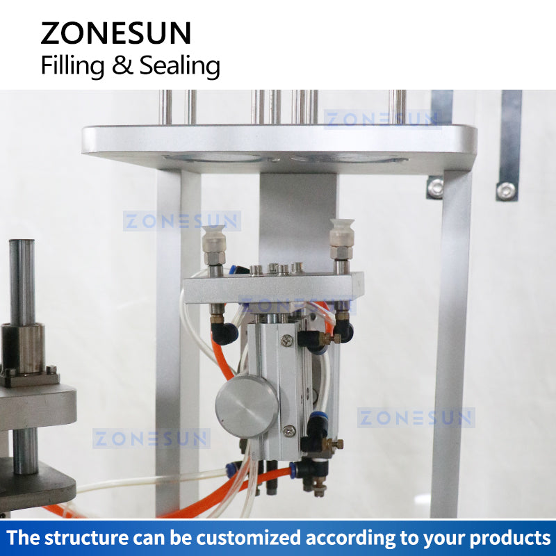 ZONESUN ZS-AFS07 Plastic Cup Piston Pump Liquid Paste Filling Sealing Machine